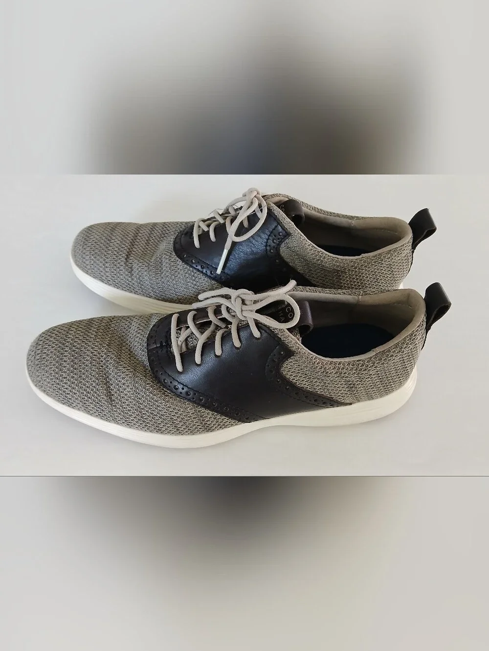 Cole Haan Grand Tour Knit Oxford – Men’s 8M – Two‑Tone – Style C31347